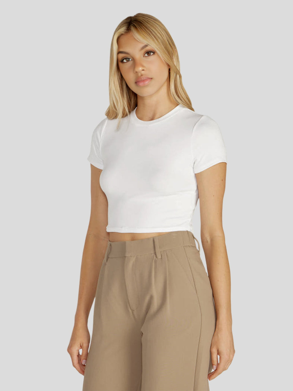 Women Modal Blend Baby Tee And Jogger Set