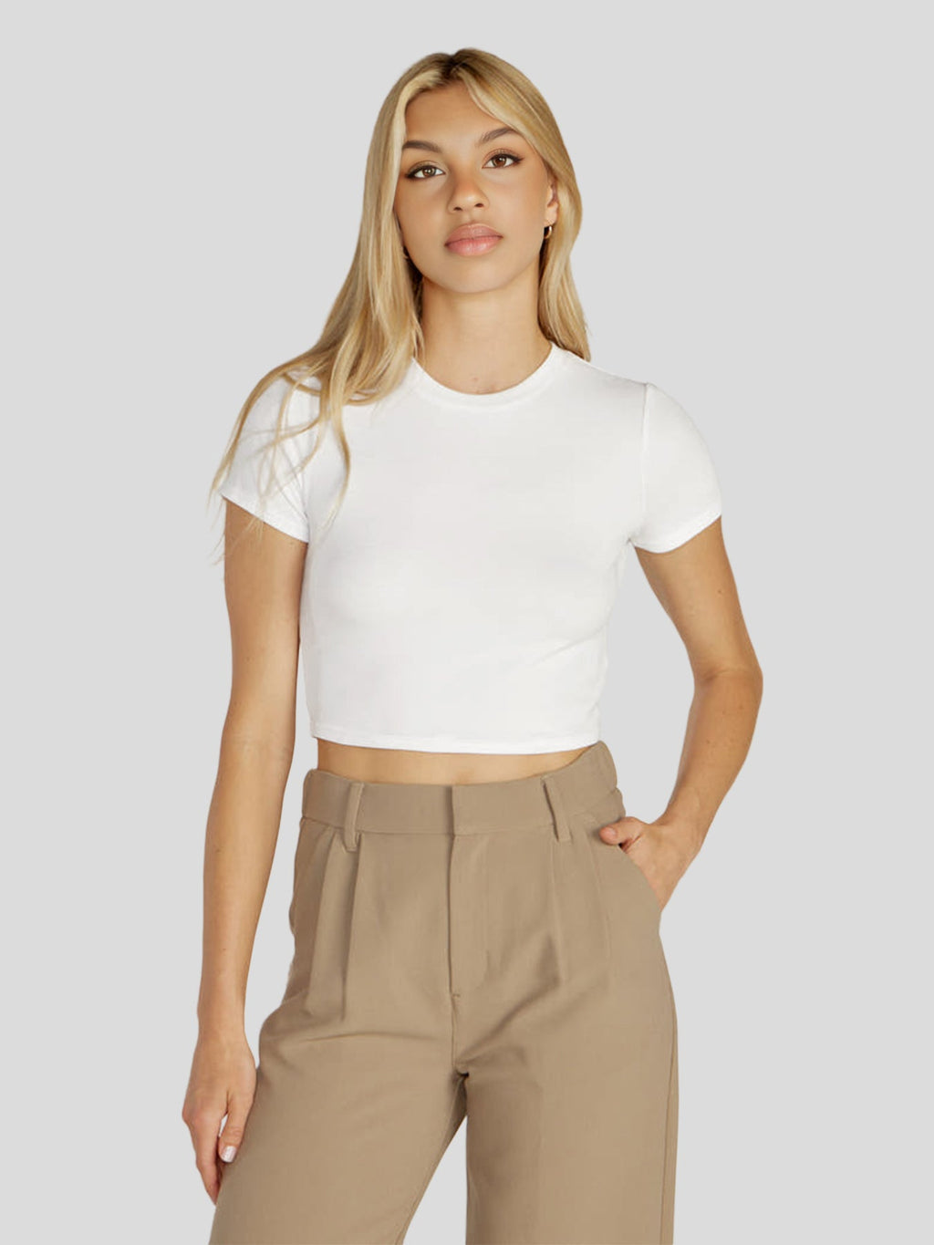 Women Modal Blend Baby Tee And Jogger Set