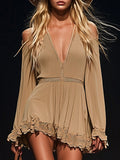 Lenora | Women's Off Shoulder Long Sleeve Mini Dress