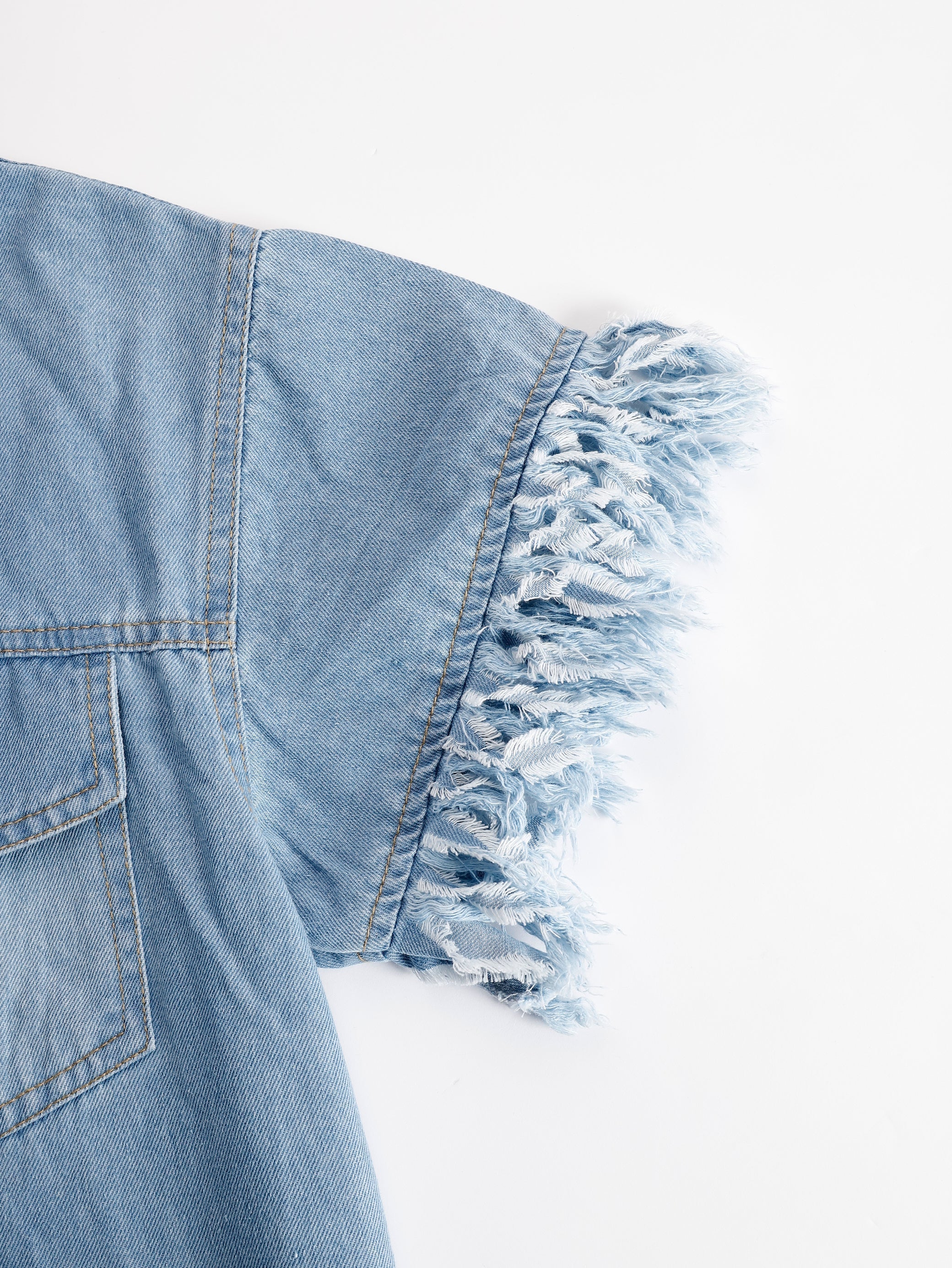 Marisol | Women's Collared Fringe Mini Dress