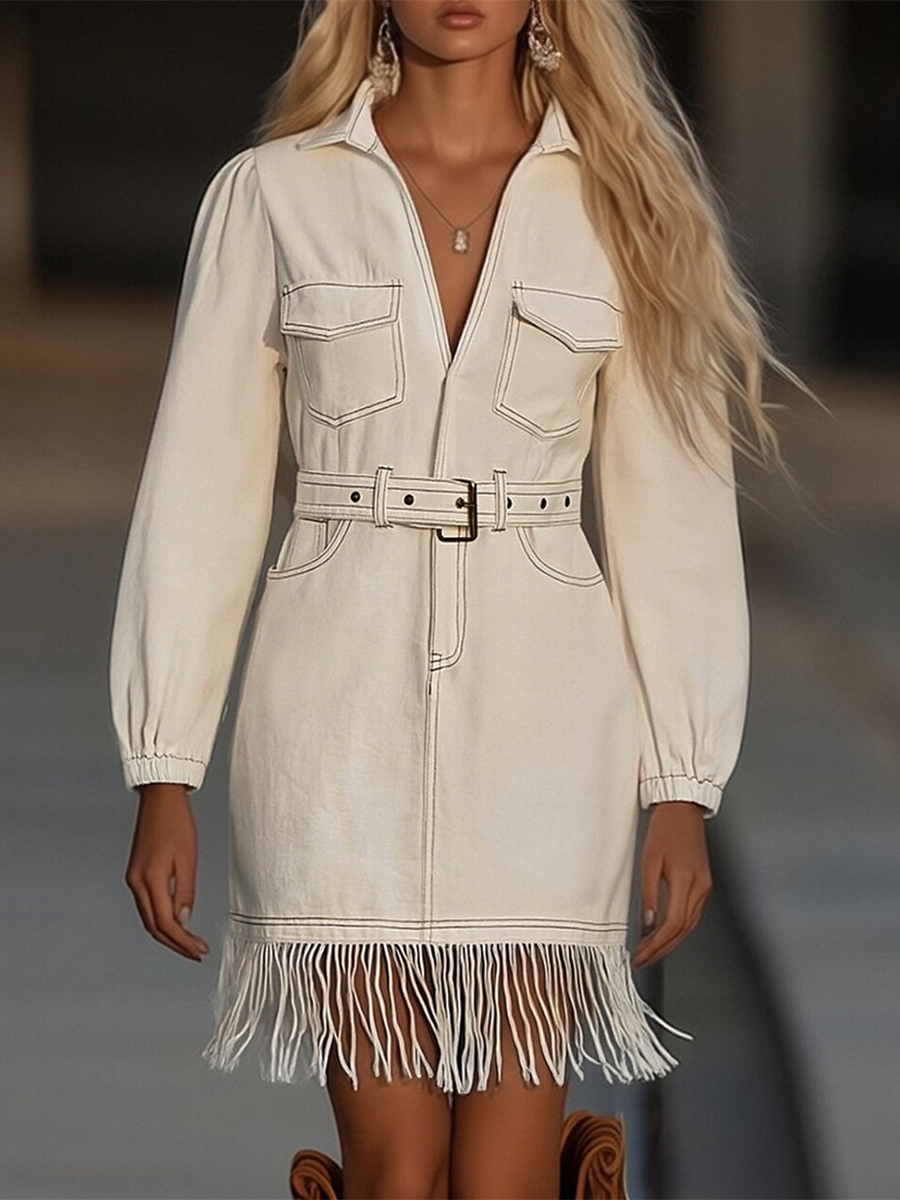 Marissa | Women's Fringe Mini Dress