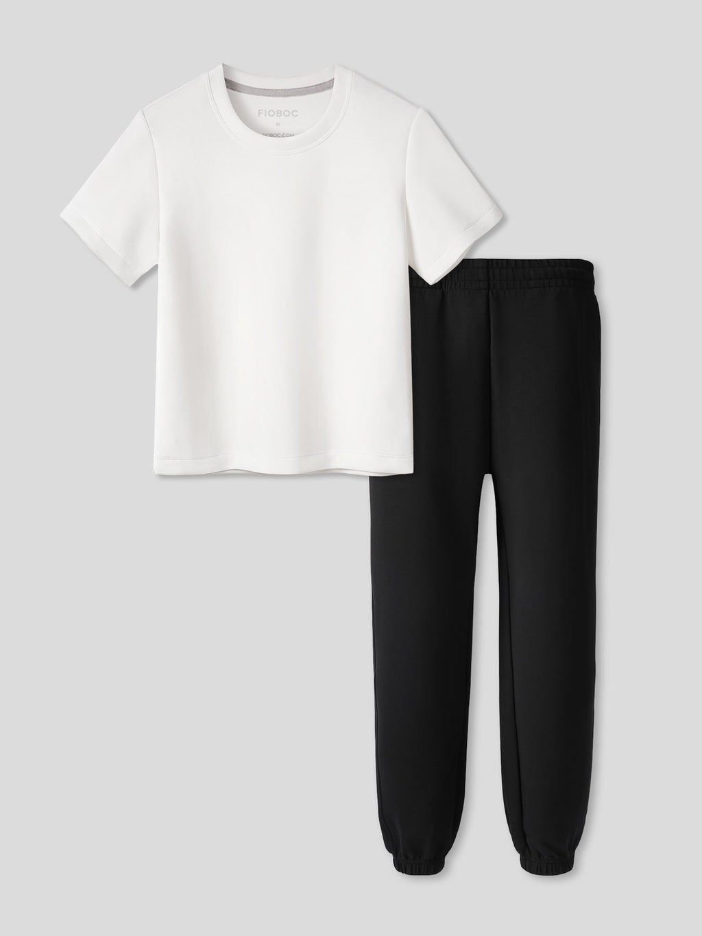 Women Modal Blend Baby Tee And Jogger Set