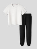 Women Modal Blend Baby Tee And Jogger Set