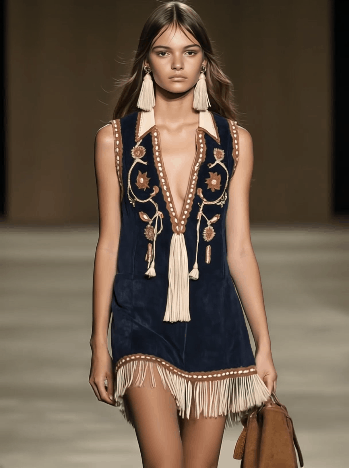 Raven | Women's Embroidered Bohemian Mini Dress